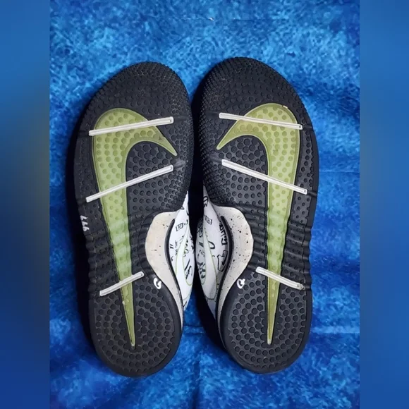 Nike Air Sesh All Over Print Pure Platinum Mens Size 7 Women's 8.5 Dance Shoes
